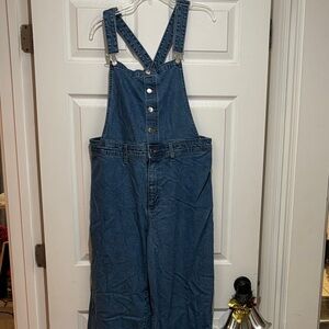 Universal Thread Blue Denim Overalls